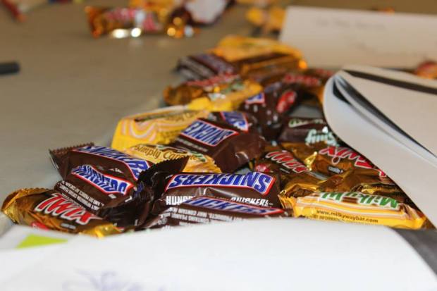 We eat A LOT of candy!!